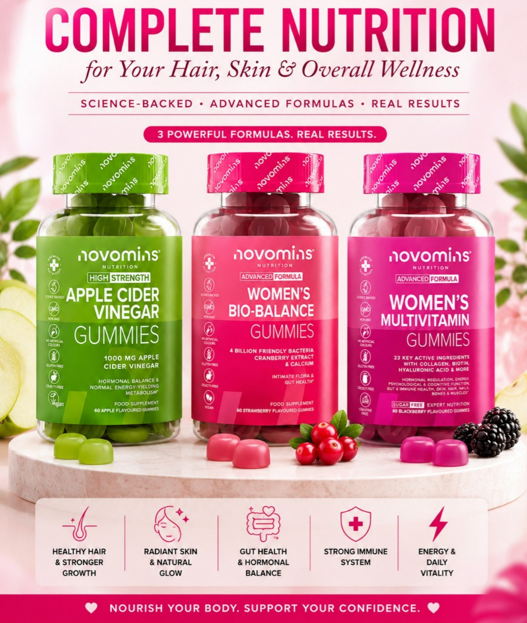 MUVEXA Hair, Skin & Nails Gummies